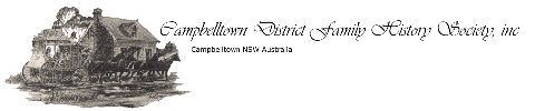 Campbelltown District Family History Society :: CDFHS